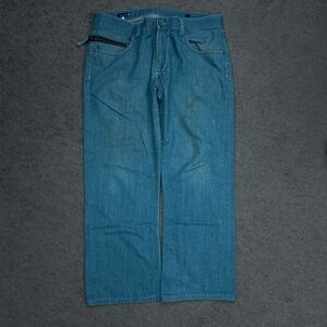 Cool blue jeans with cool pockets